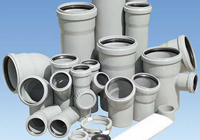 Kanalisationsrohrsysteme aus Kunststoff